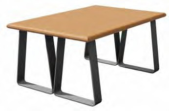 Hadrian | Four Pedestal Locker Bench Seats