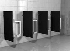Hadrian | Wall Mounted Elite & Elite Plus Powder Coated Urinal Screens | Relcross
