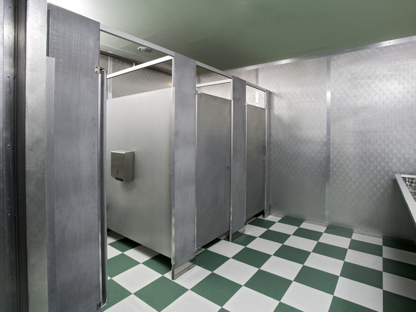 Hadrian | Elite Toilet Cubicles | Raw Zinc Coated Galvanneal Steel | Relcross